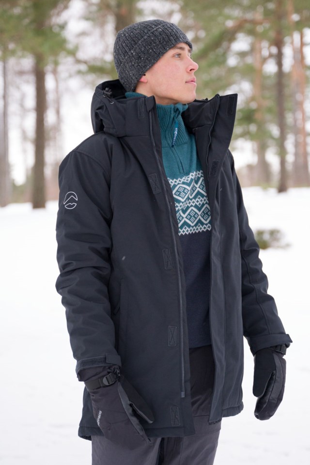 Eidnes vattert softshellparkas Jet Black - 1