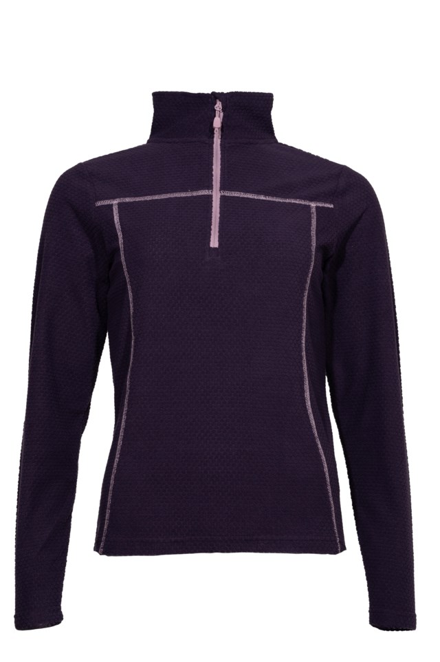 Fjellro fleecegenser Purple Dame - 1
