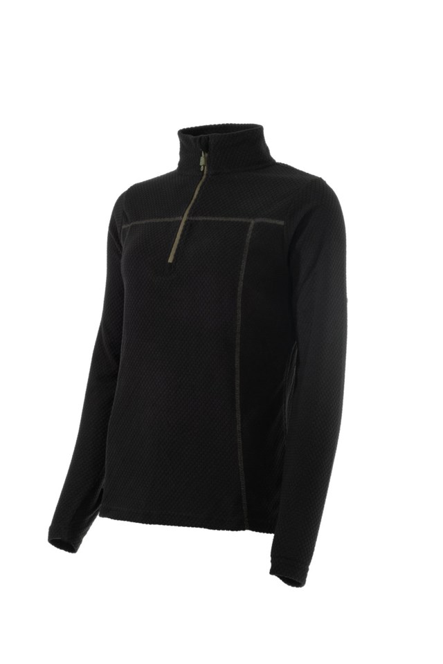 Fjellro fleecegenser Black Dame - 1