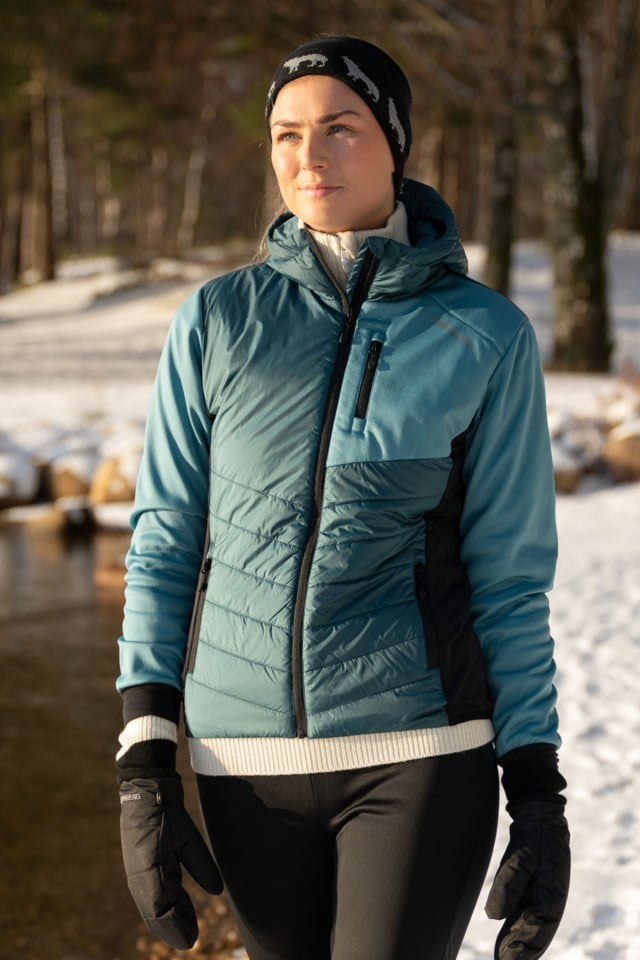 Vettakollen hybridjakke Blue Dame - 1