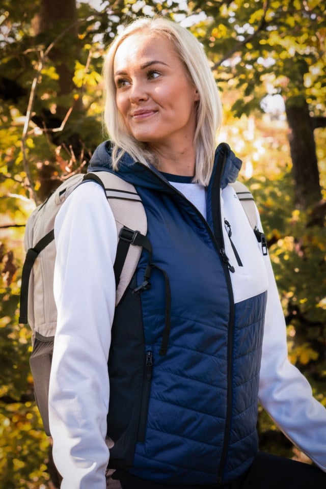 Vettakollen hybridjakke White|Blue Dame - 1