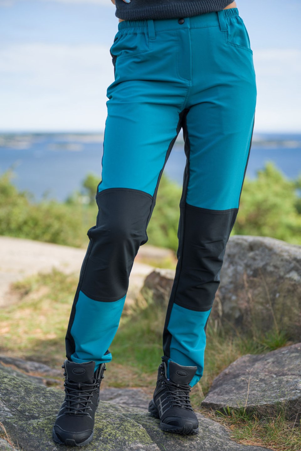 Fjellmarka turbukse dame blå Stormberg