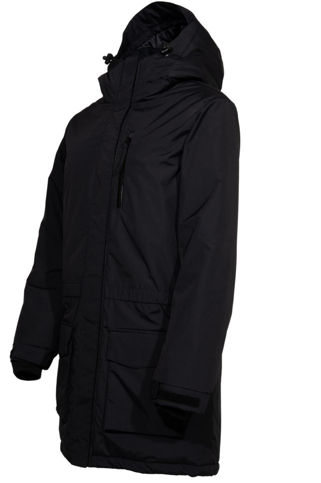 Nordlys resirkulert vattert parkas Jet Black - 1
