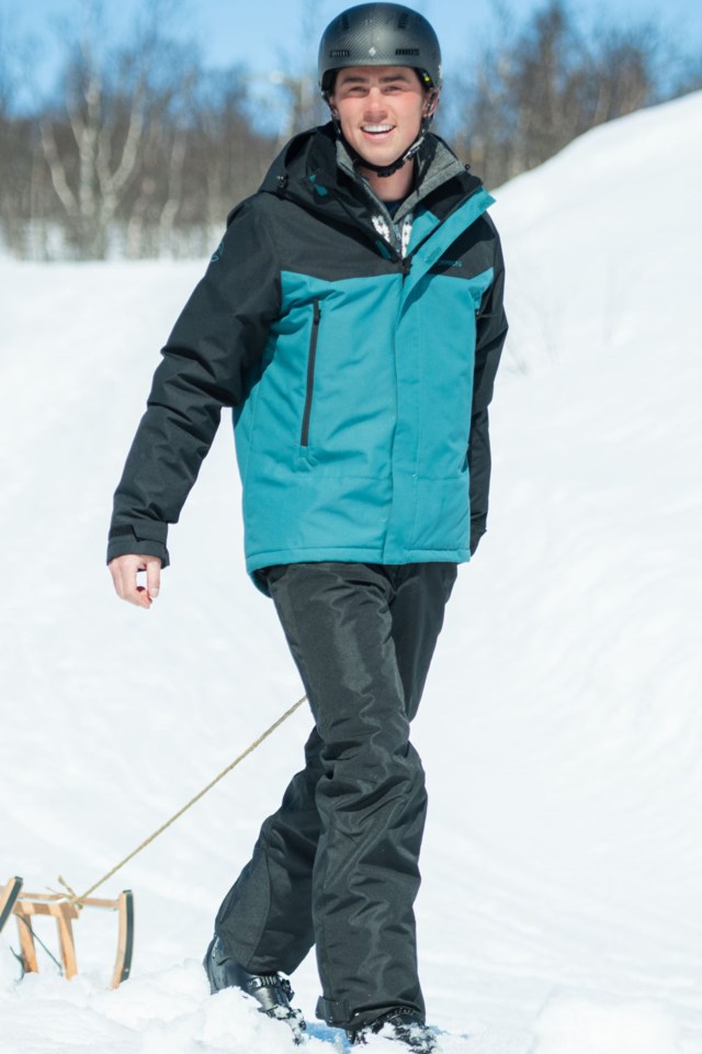 Kvitfjell vattert bukse Black Herre - 1