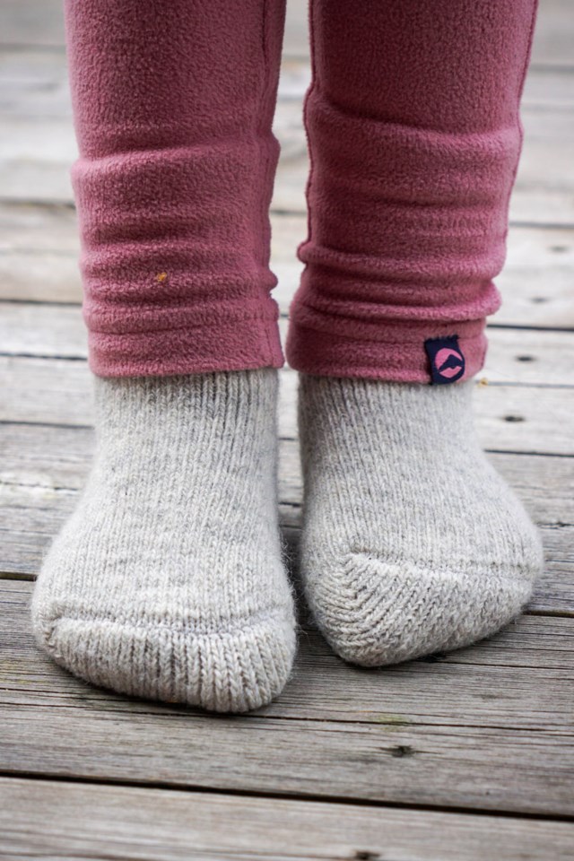 Lyngheia ullsokk barn 1-7 Grey Barn - 1