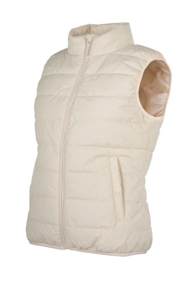 Strimberg vattert vest Beige Dame - 1