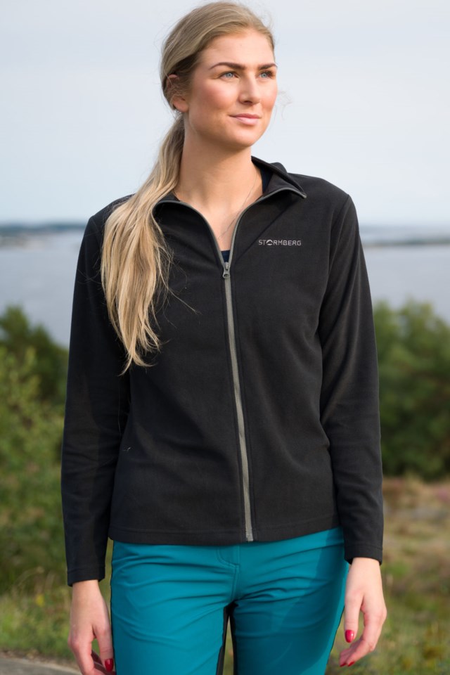 Marka fleecejakke Jet Black - 1