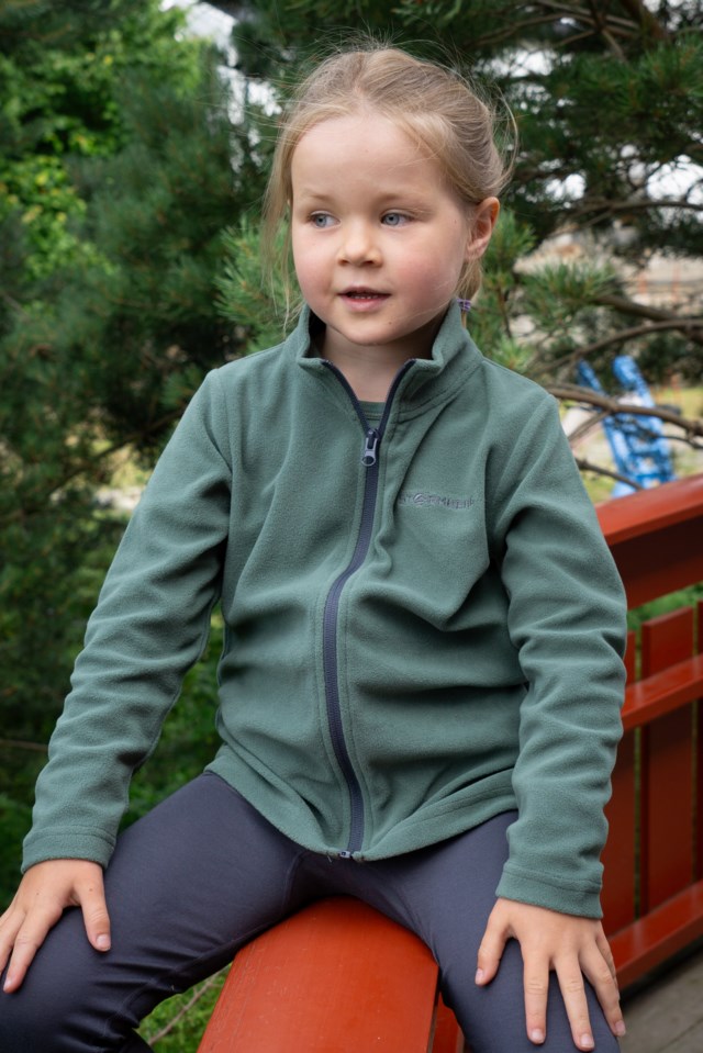 Marka fleecejakke barn 1-7 Green Barn - 1