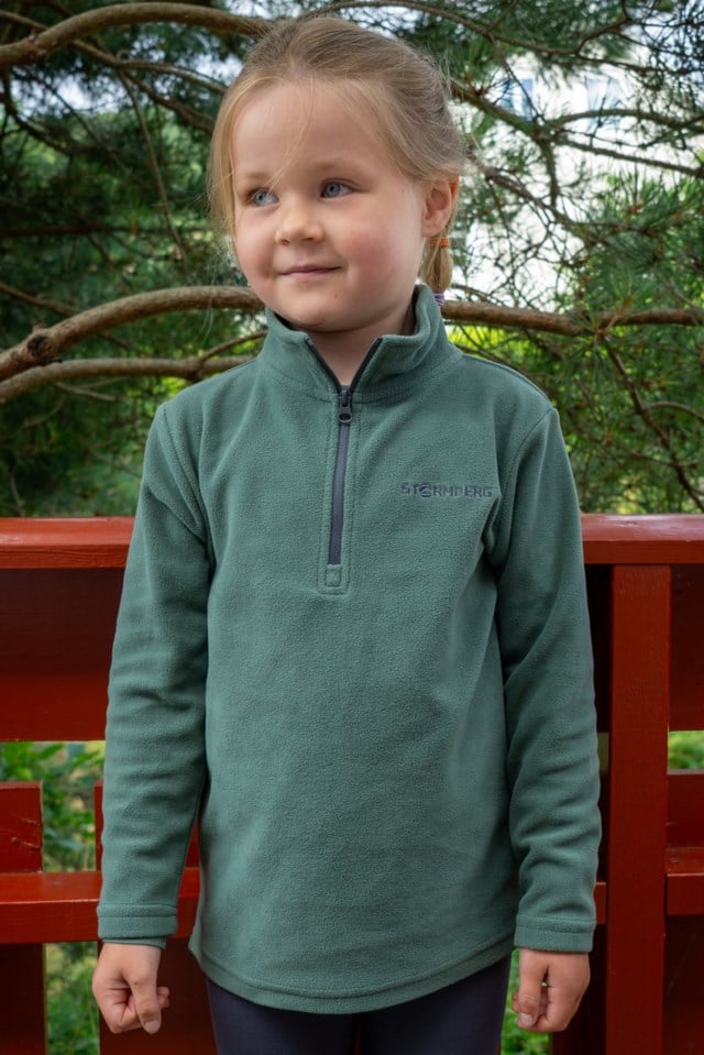 Marka fleecegenser barn 1-7 Green Barn - 1