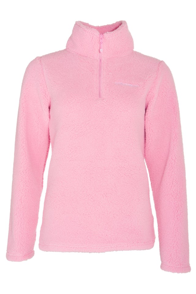 Hamar sherpa Half Zip genser Pink Dame - 1
