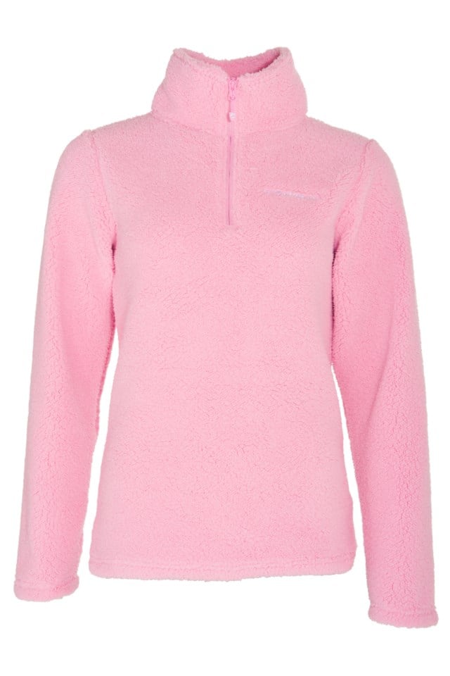 Hamar sherpa Half Zip genser Pink Dame - 1