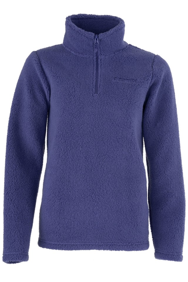 Hamar sherpa Half Zip genser Blue Dame - 1
