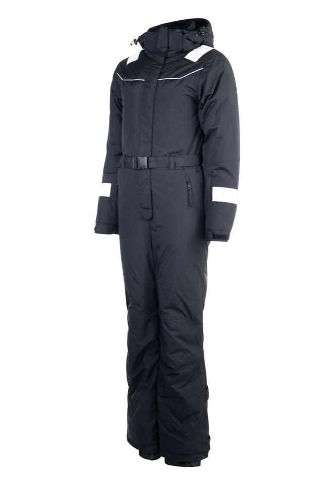 Nordlys resirkulert termodress m/ korte ben Black Dame - 1