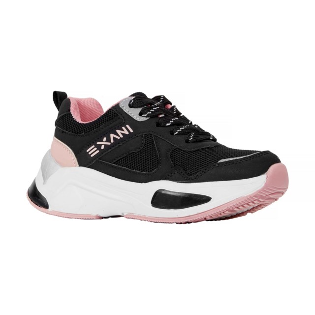 Rakke joggesko barn Black|Pink Barn - 1