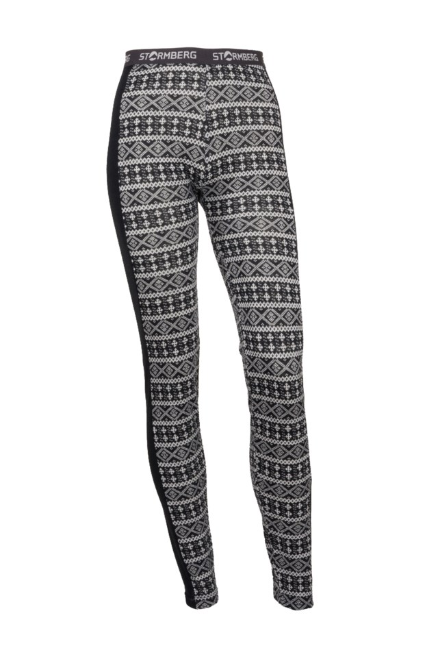 Rauland 2-lags Islender ullongs Jet Black / Glacier Gray - 1