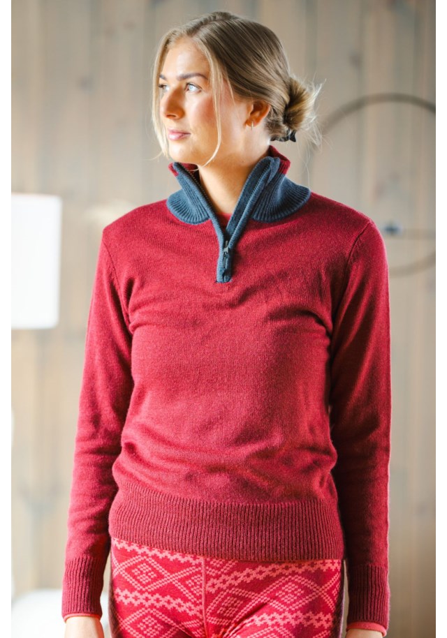 stormberg Marka Half Zip strikkegenser dame stormberg Marka Half Zip strikkegenser dame