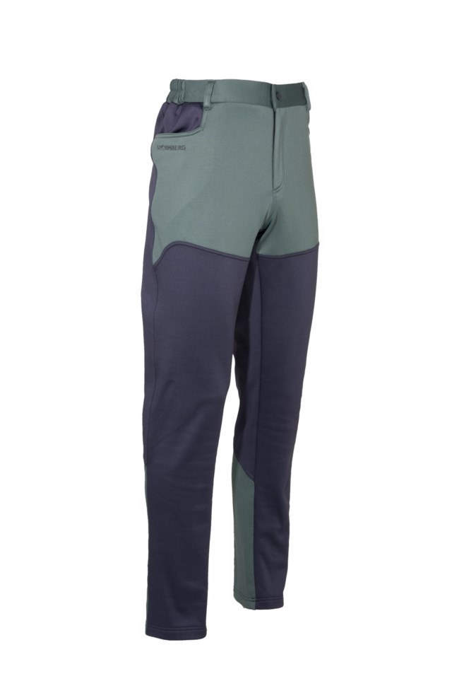 Fjellstien softshell turbukse Grey|Green Herre - 1