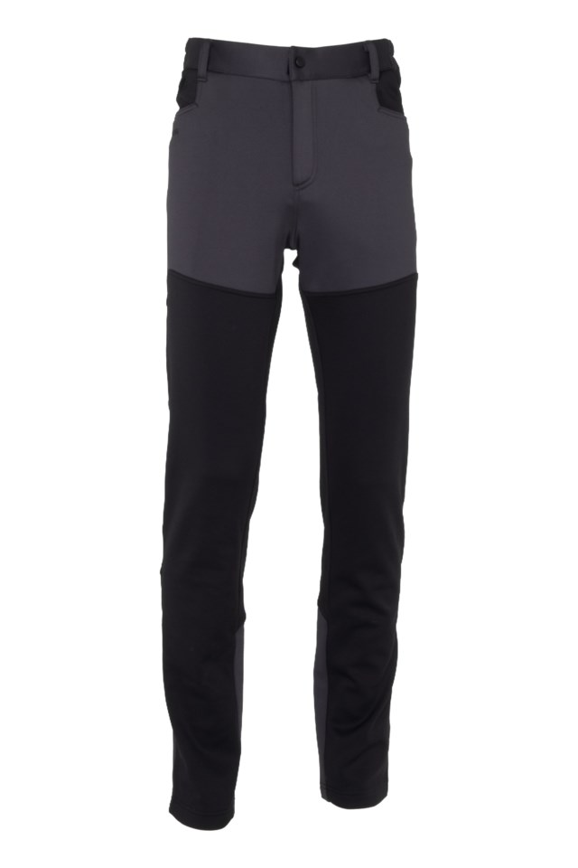 Fjellstien softshell turbukse Jet Black/ Ebony Grey - 1
