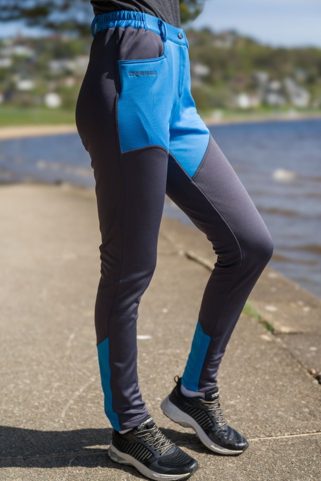 Fjellstien softshell turbukse Blue Dame - 1