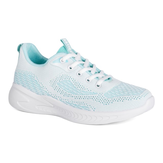 Ekeberg sneaker White|Turquoise Dame - 1