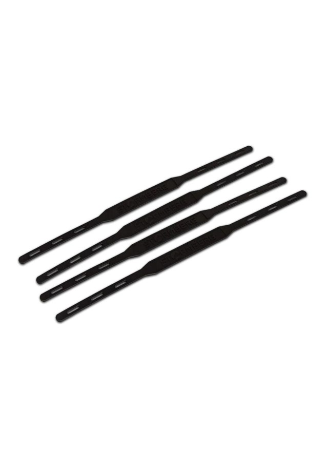 Solid elastisk fotstrikk, 2 par