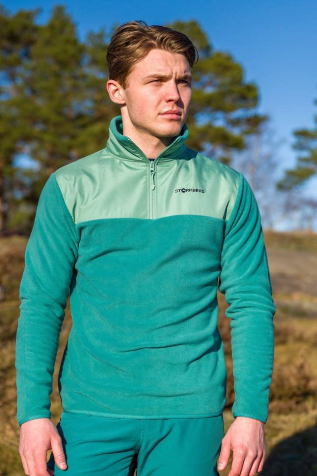 Visbretinden fleecegenser Green Herre - 1