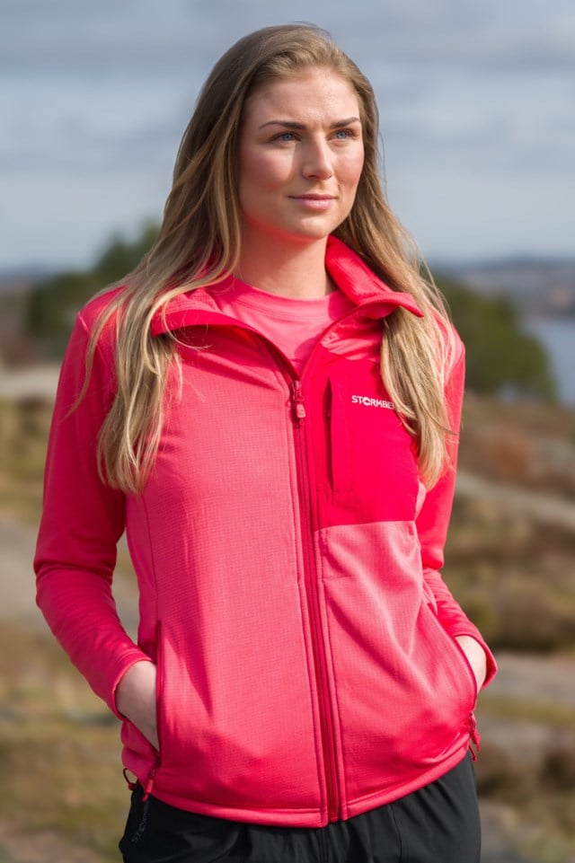 Rjukan resirkulert jakke Pink Dame - 1