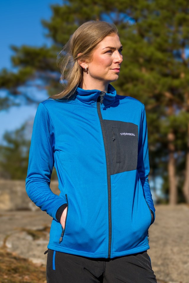 Rjukan resirkulert jakke Indigo Bunting / Ebony - 1