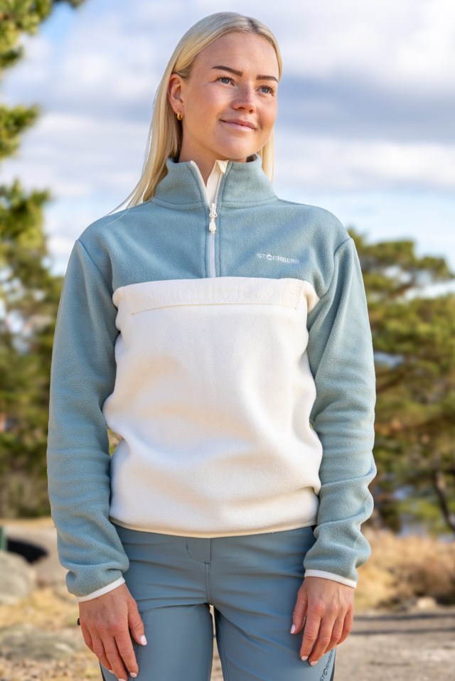 Lyngør Half Zip fleecegenser Abyss / Turtledove - 1