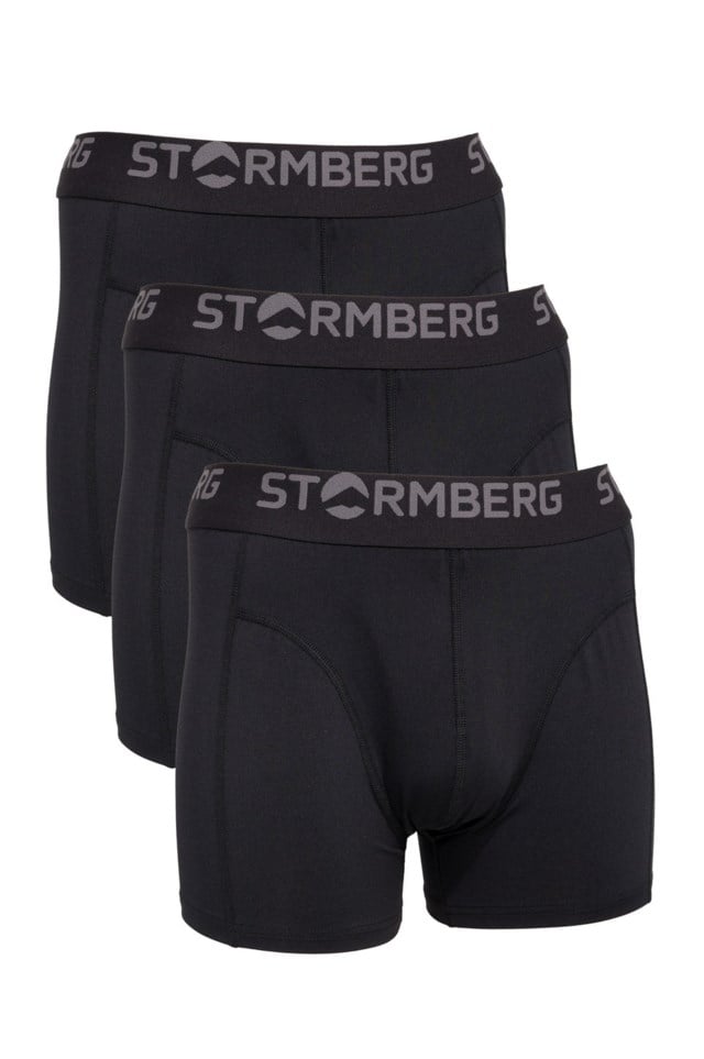 Steinur boxer 3-pack Black Herre - 1