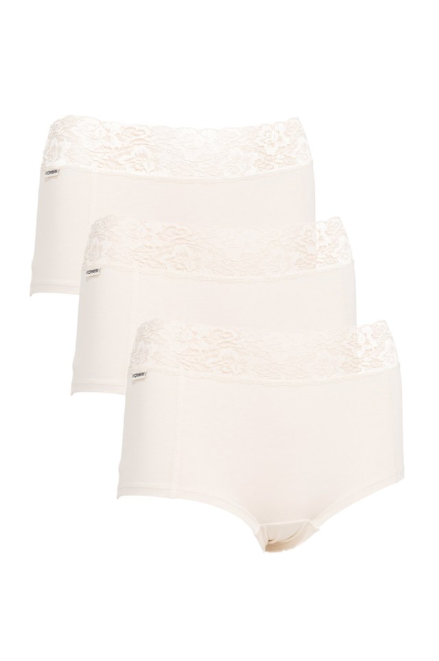 Auglend blondeboxer 3-pack White Dame - 1