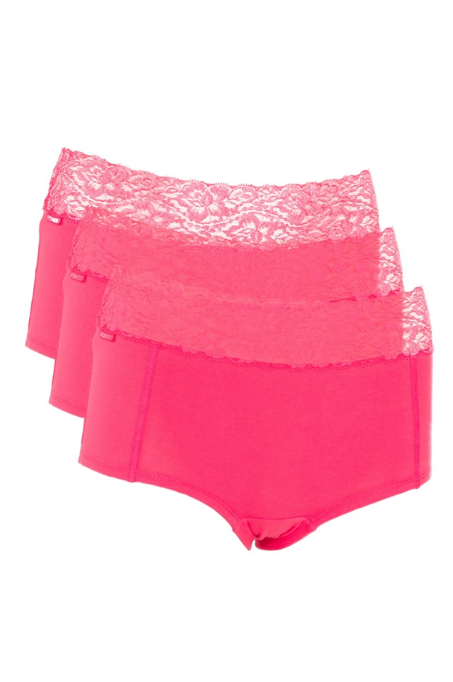 Auglend blondeboxer 3-pack Pink Dame - 1