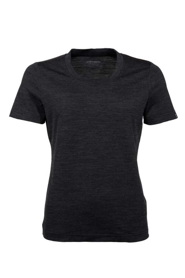 Ullsåk ull t-skjorte Grey Dame - 1