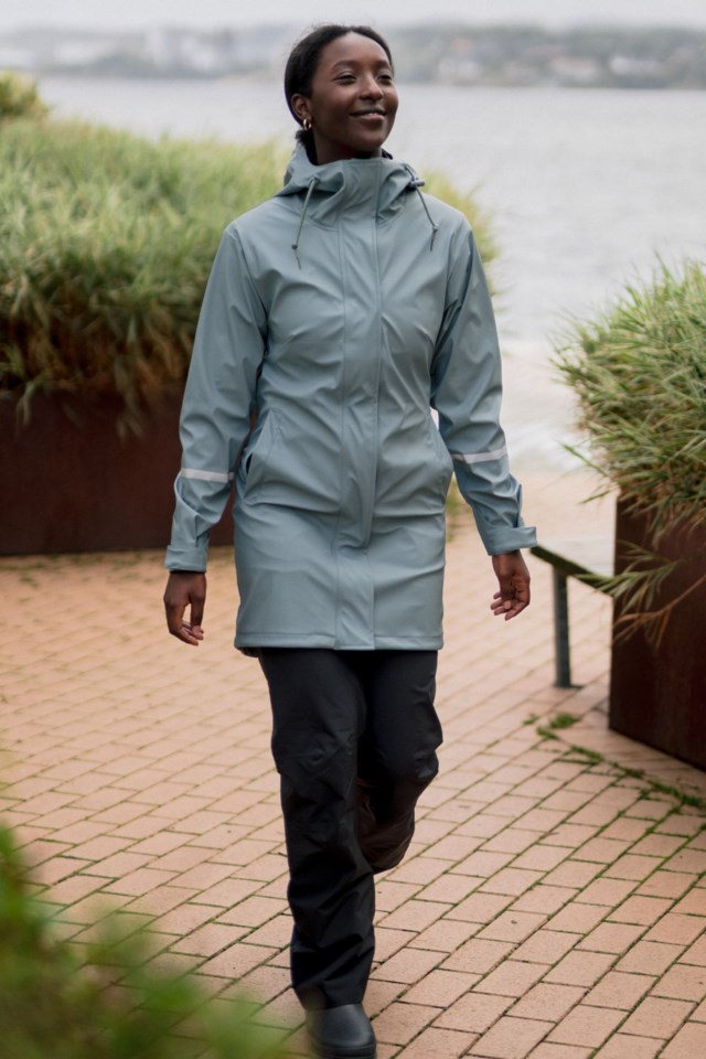 Båtsfjord regnkåpe Green Dame - 1