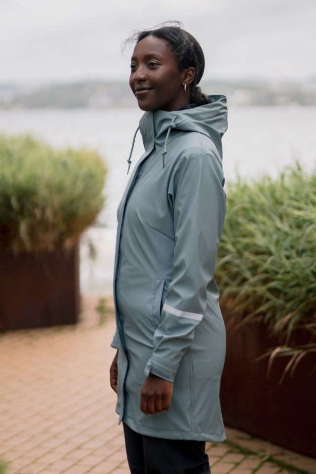 Båtsfjord regnkåpe Green Dame - 1