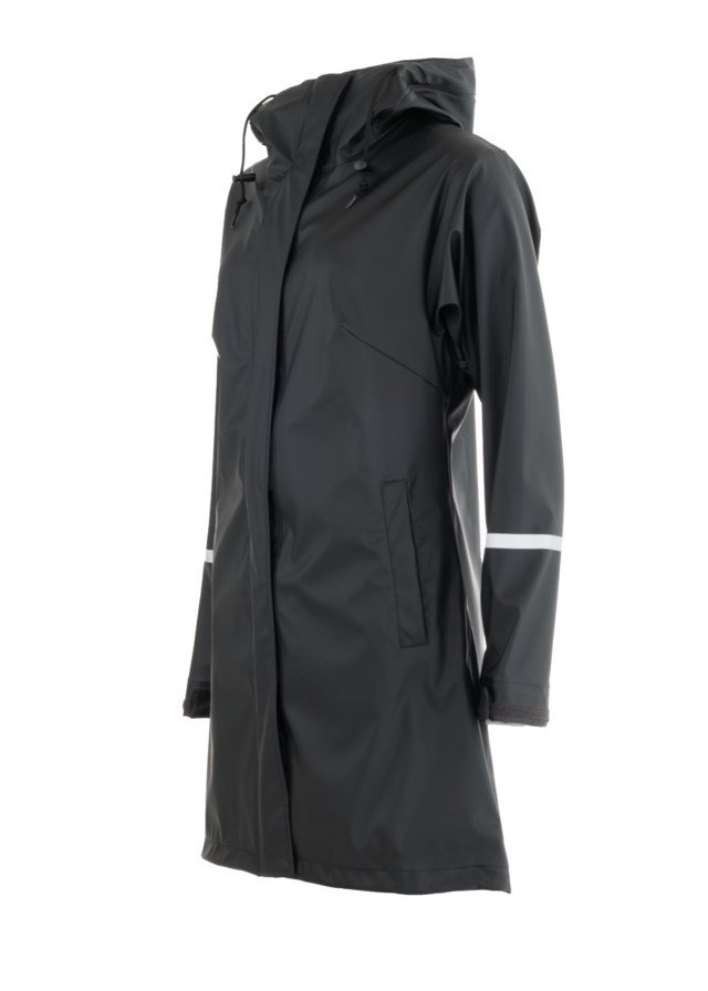 Båtsfjord regnkåpe Black Dame - 1