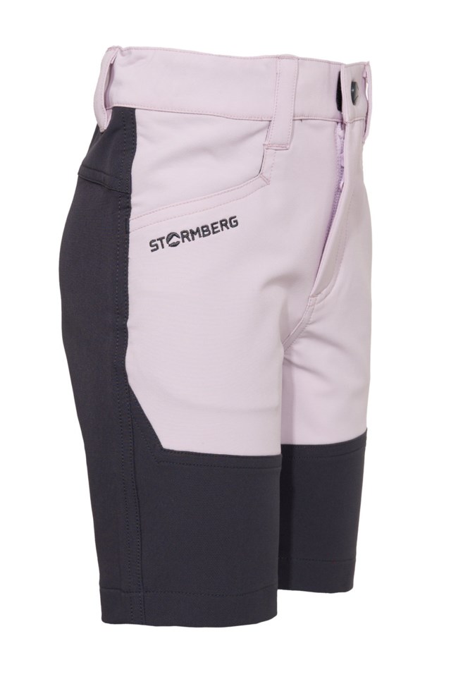 Fjellmarka turshorts barn 1-7 Lavender Fog / Ebony - 1