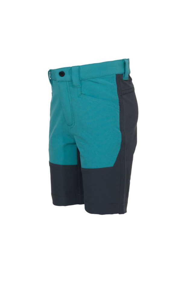 Fjellmarka turshorts barn 1-7 Deep Jungle / Ebony - 1