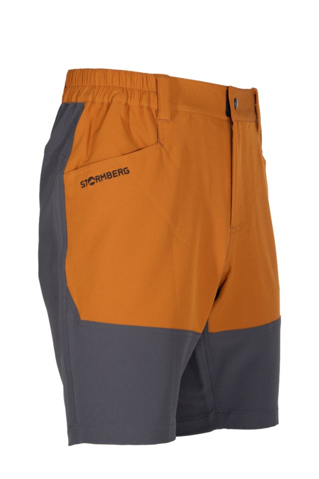 Fjellmarka turshorts Grey|Orange Herre - 1