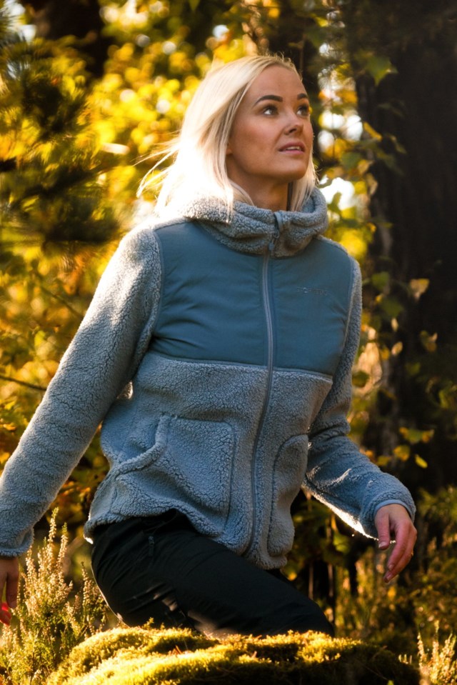 Trollheimen hybrid sherpajakke Blue Dame - 1