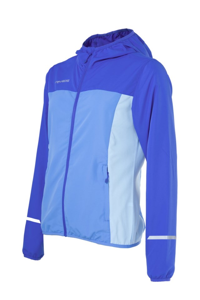 Vindestad packable vindjakke Dazzling Blue / Ultramarine - 1