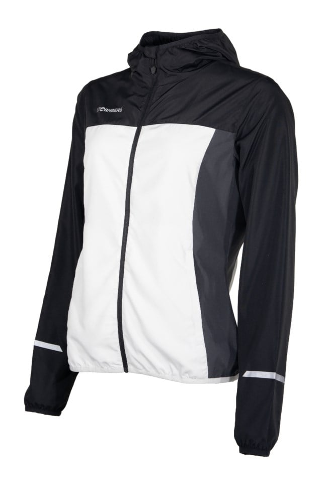 Vindestad packable vindjakke Black Dame - 1