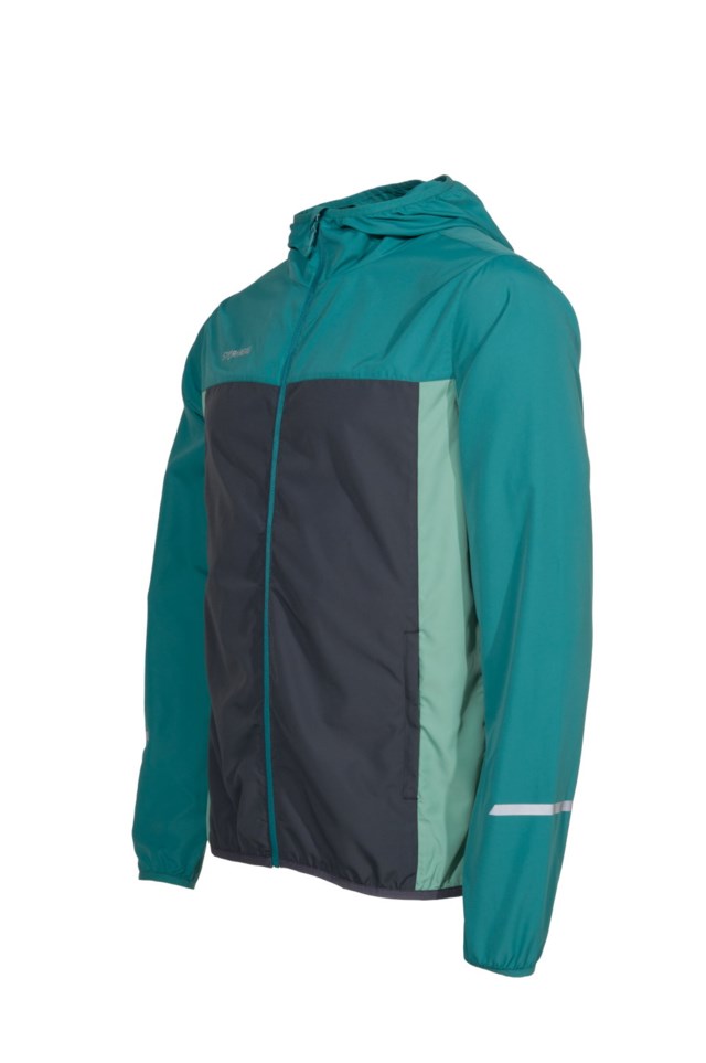 Vindestad packable vindjakke Green Herre - 1