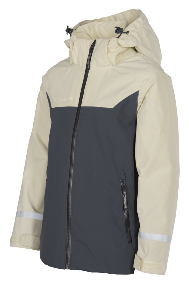 Barnefjell skalljakke barn 8-14 Grey|Beige Barn - 1
