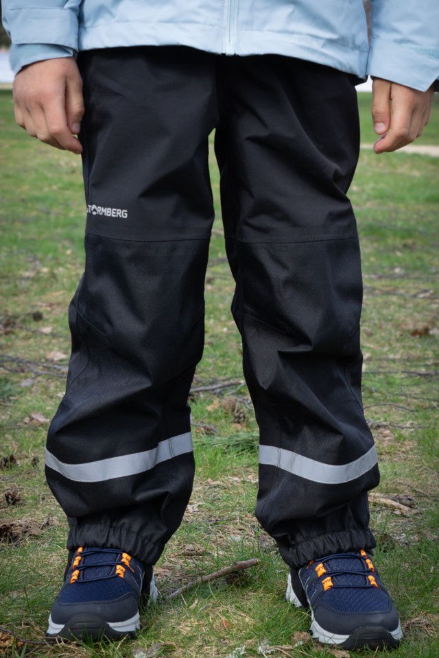 Barnefjell skallbukse barn 1-7 Ebony Grey/Black - 1