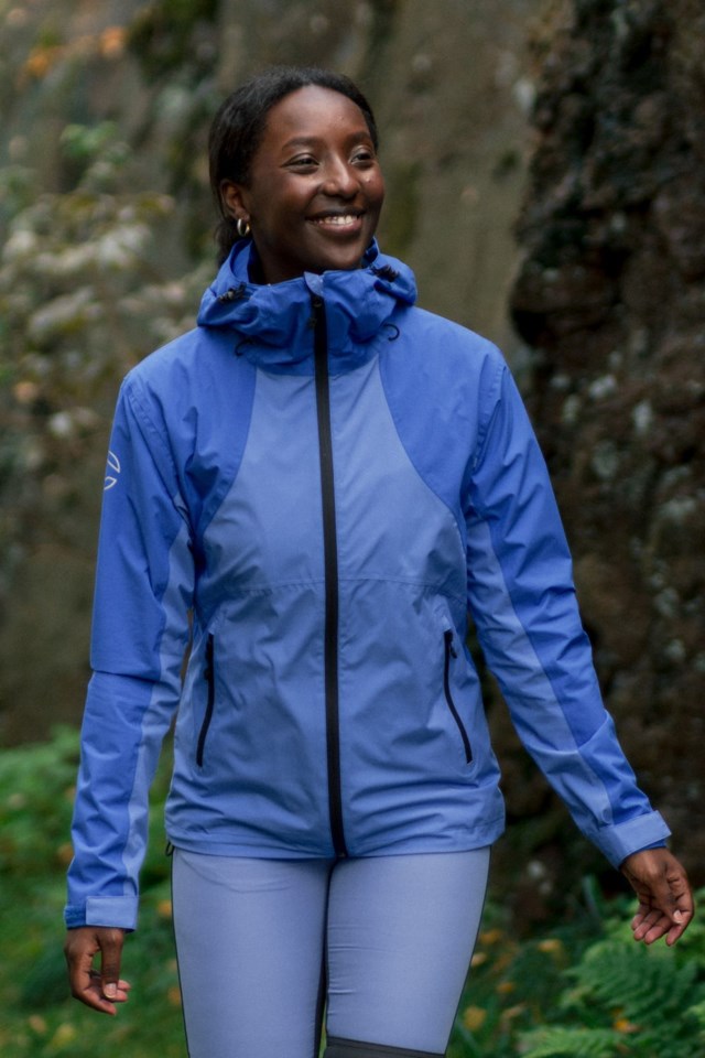 Trolltunga skalljakke Blue Dame - 1