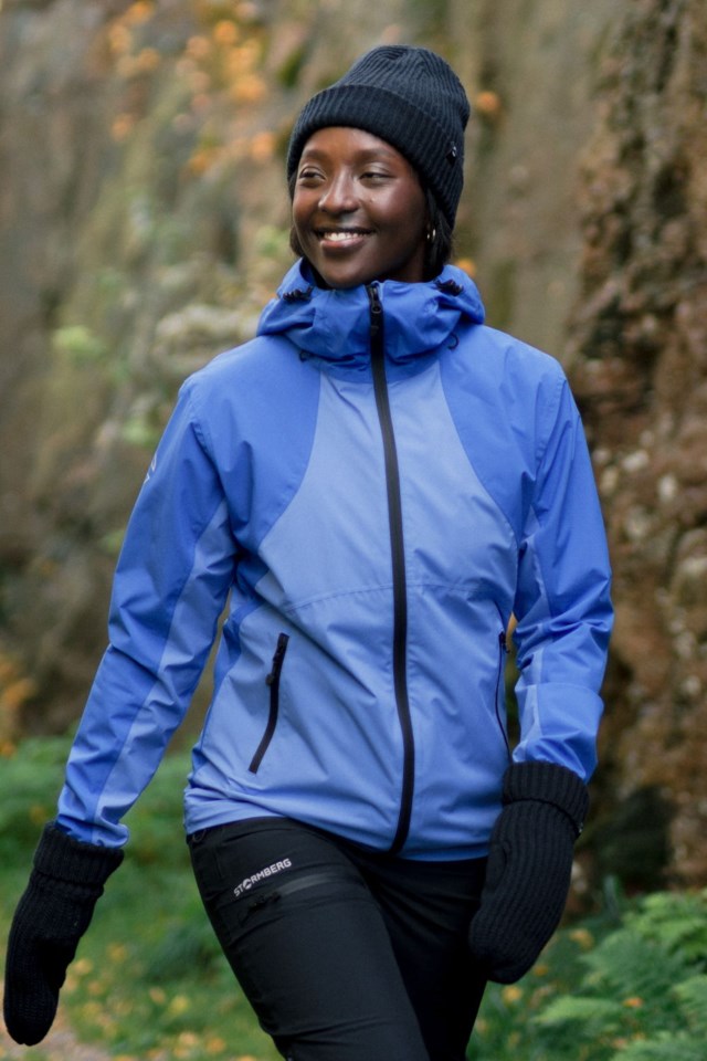 Trolltunga skalljakke Blue Dame - 1