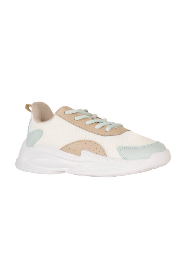 Kilen joggesko junior Bright White / Oxford Tan - 1