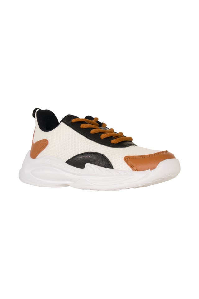Kilen joggesko junior Bright White / Glazed Ginger - 1