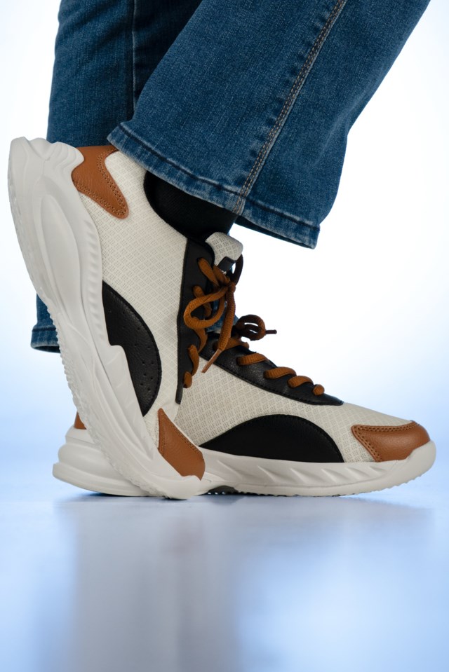 Kilen joggesko junior White|Orange Barn - 1